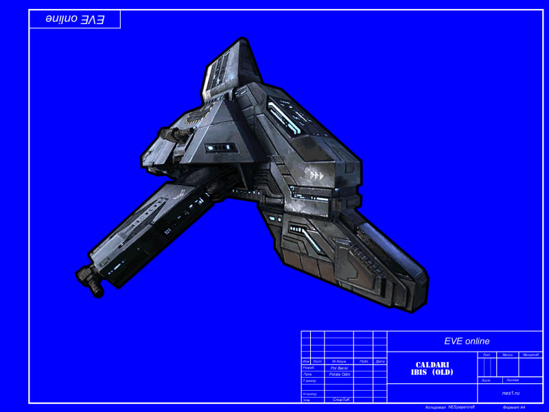 Бумажная модель: IBIS (old) /EVEonline